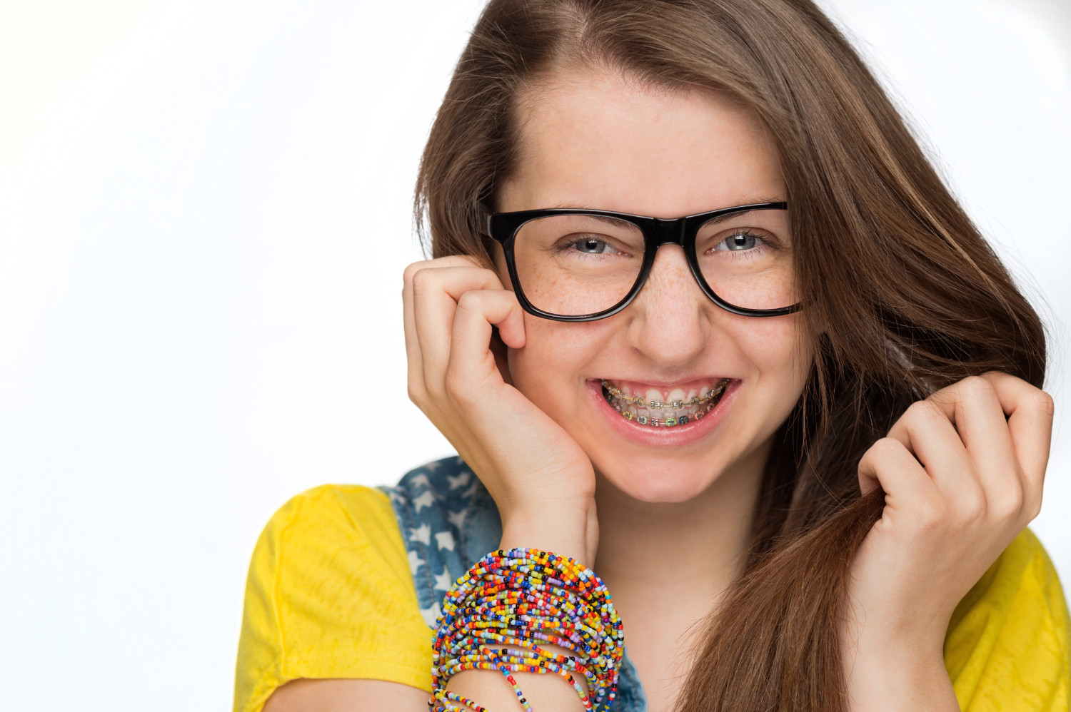teen with glasses and braces
